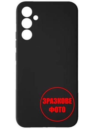 Silicone case full camera для samsung a15 a155/a15 5g a156 black (код товару:34308)