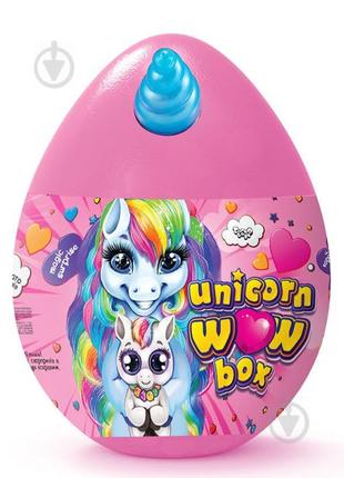 Игровой набор яйцо danko toys unicorn wow box укр uwb-01-01u