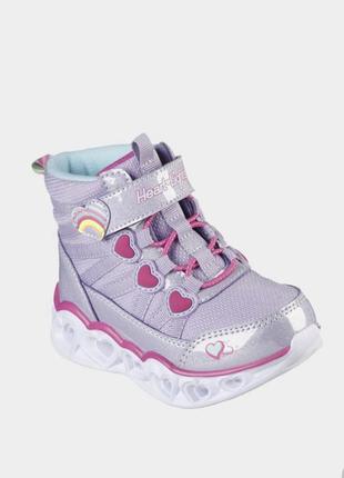 Skechers ботінки черевики з підошвою, що світиться 25 розмір