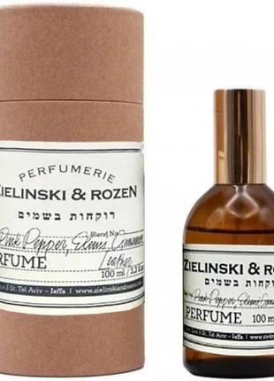 Zielinski & rozen pink pepper, elemi, cinnamon, leather 100ml, lux унисекс