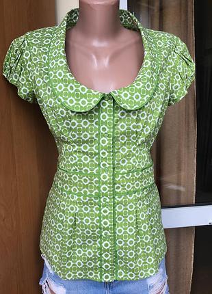 Натуральная блуза цветочный принт next р.uk 10