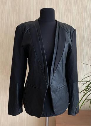 Блейзер піджак жіночій бежевий жакет фірмовий reserved розмір xl/l9 фото