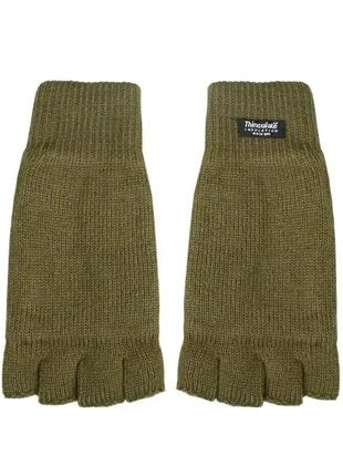 Перчатки без пальцев mil-tec thinsulate olive 12540001 4