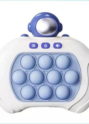 Електронна ігрова консоль quick push game з грою pop it антистресова іграшка астронавт.2 фото
