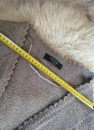 George-кардиган-свитер-накидка с серебристыми нитями👌8 фото