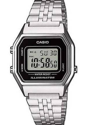 Женские часы casio la-680wea-1ef, серебристый цвет