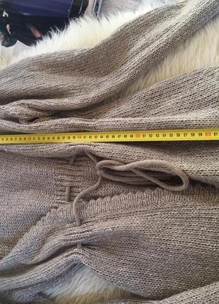 George-кардиган-свитер-накидка с серебристыми нитями👌5 фото