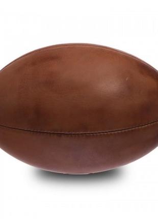 М'яч для регбі composite leather vintage rugby ball f-02642 фото