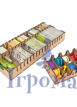 Органайзер для настільної гри каверна/organizer for boardgame caverna5 фото