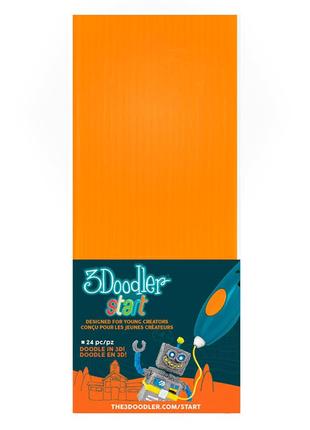 Набір стрижнів для 3d-ручки 3doodler start помаранчевий (3ds-eco06-orange-24)