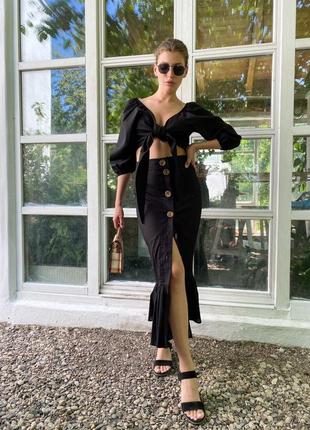 Натуральный костюм льняной люкс качества