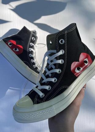 Конверси converse × comme des garçons1 фото