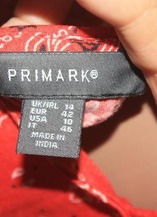 Яркая майка с принтом бандана primark5 фото