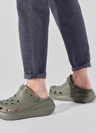 Женские crocs classic crush clog, 100% оригинал9 фото