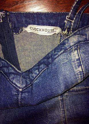 Фирменный джинсовый сарафан4 фото