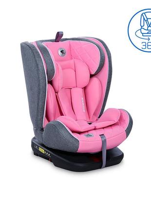 Aвтокресло lorelli atlas isofix 0-36 кг розовый