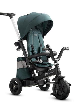 Велосипед трехколесный kiderkraft easytwist midnight green2 фото