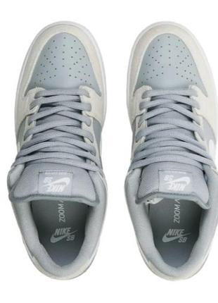 Мужские мужские кроссовки nike sb dunk sweet grey4 фото