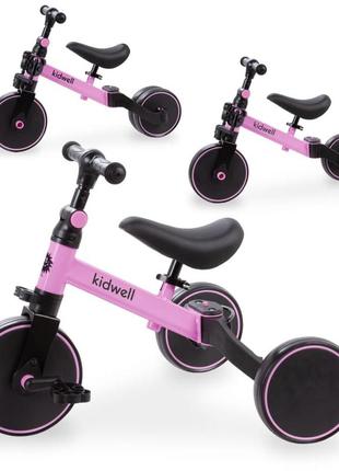 Біговел-вел-велосипед kidwell 3в1 pico pink2 фото