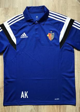 Мужская футбольная поло футболка adidas fc basel