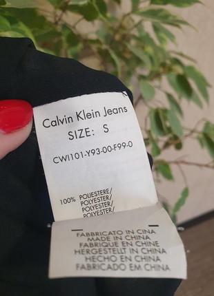 Красивая, легкая блуза, блузка в трендовый принт от calvin klein jeans , оригинал5 фото