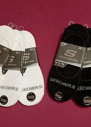 Следы носки от skechers 39-43 размера. оригинал! три пары в наборе. супер качество !5 фото