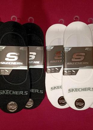 Следы носки от skechers 39-43 размера. оригинал! три пары в наборе. супер качество !4 фото