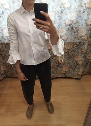 Белая рубашка boohoo xxs xs