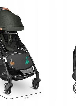 Прогулочная коляска julie tropical green