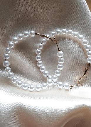 Серьги кольца