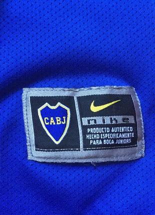 Мужская винтажная футбольная джерси nike pepsi vintage cabj boca soccer jersey3 фото