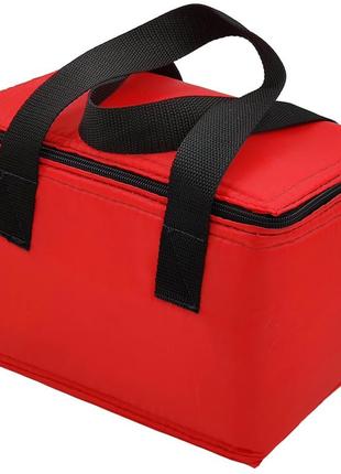 Красный набор из 3 сумок (термосумка "пляжная", термосумка под бутылку 2л, термосумка "ланчбег" 5,5 л)5 фото