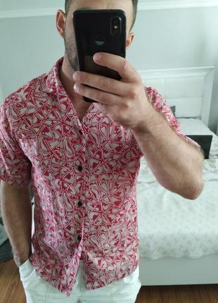 Летняя рубашка - красивый принт