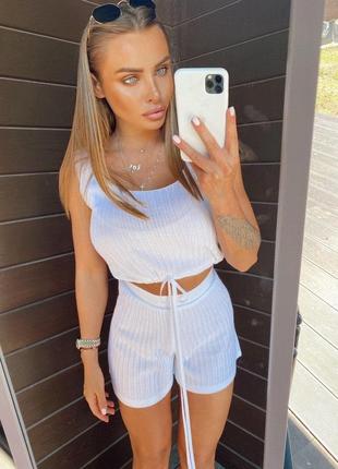 Костюм летний пряжа хлопок