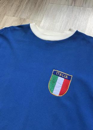 Коллекционная футбольная джерси retro league italy national football shirt long sleeves3 фото