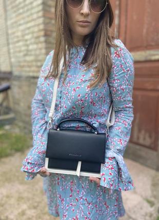 Сумка на длинной ручке cross-body сумочка трендовая и стильная кроссбоди2 фото