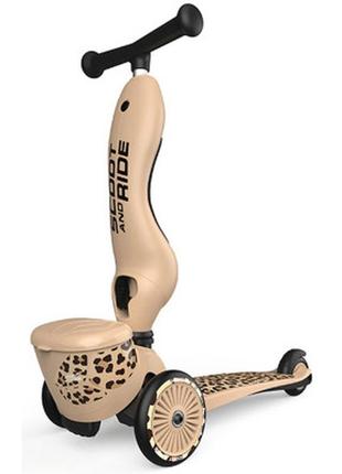 Самокат scoot&ride highwaykick-1 lifestyle леопард (sr-210621-leopard)2 фото