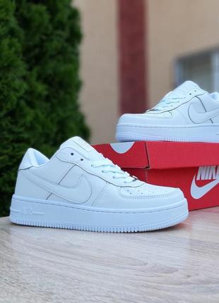 Мужские кроссовки nike air force 1 белые скидка sale &lt;unk&gt; smb