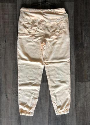 Брюки штани яркие стильные штаны джогеры на резинке джогери на лето літо2 фото