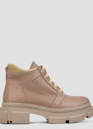 Черевики високі жіночі демісезонні чорні натуральна шкіра україна libero — розмір 37 (23,5 см) (модель: