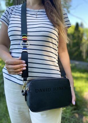 Сумка на длинной ручке cross-body сумочка трендовая и стильная кроссбоди david jones1 фото