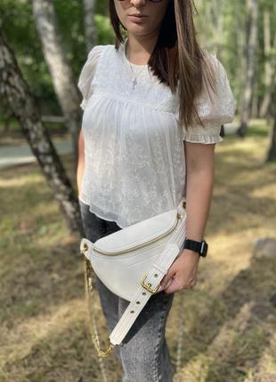 Сумка на длинной ручке cross-body бананка сумочка трендовая и стильная кроссбоди3 фото