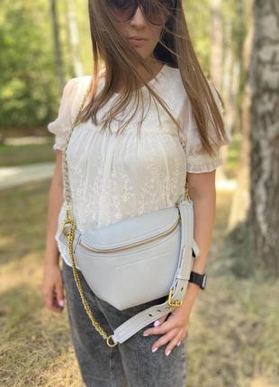 Сумка на длинной ручке cross-body бананка сумочка трендовая и стильная кроссбоди1 фото