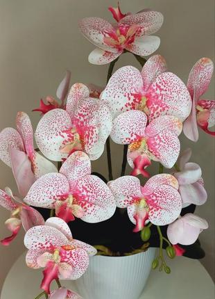 Орхидея искусственная. орхидея латексная №4.3 фото