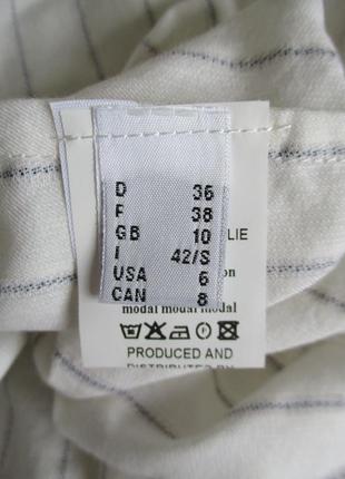 Рубашка удлиненная хлопковая в полоску/хлопок8 фото