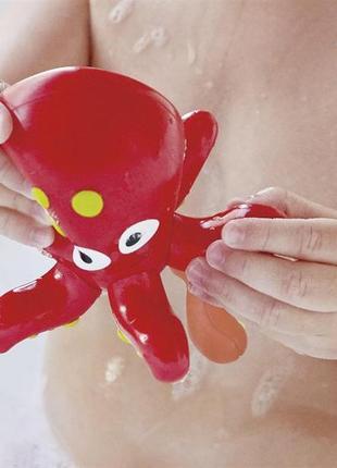 Набор игрушек для ванной и бассейна hape осьминог и морская звезда (e0213)4 фото