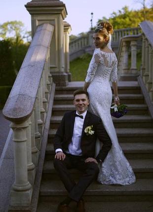 Свадебное платье , фасон рыбка10 фото