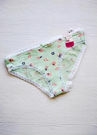 Трусики слипы с кружевом поштучно secret possessions primark