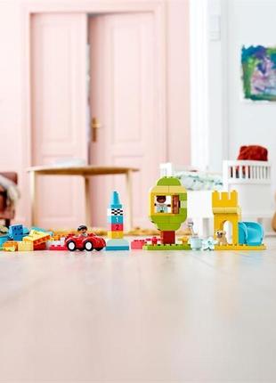 Конструктор lego duplo classic велика коробка з кубиками 85 деталей (10914)8 фото