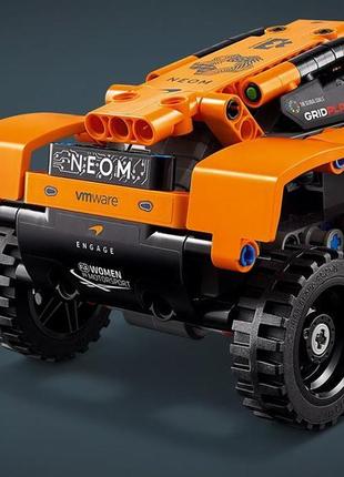 Конструктор lego technic автомобіль для перегонів neom mclaren extreme e 252 деталі (42166)4 фото